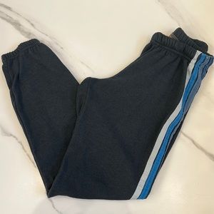 Aviator Nation Five Stripes Sweatpant in Blue